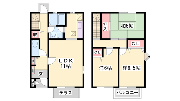 明石駅 バス19分  長畑東下車：停歩3分 1階の物件間取画像